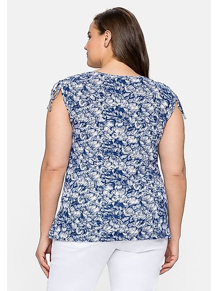 sheego by Joe Browns Tanktop "Große Größen", mit Blumenprint und geraffter günstig online kaufen