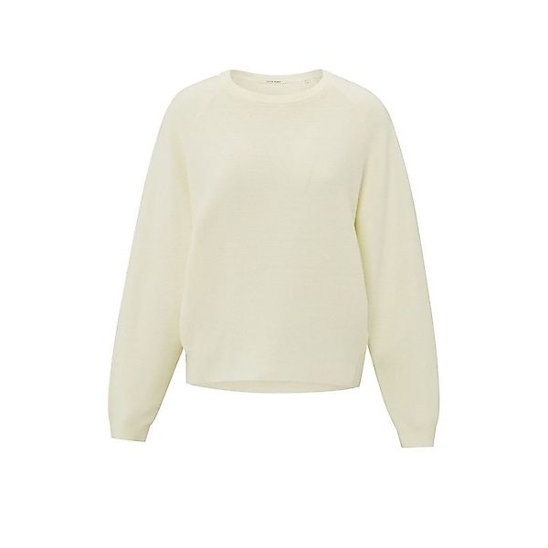 YAYA Rundhalspullover Weicher Pullover mit Nahtdetails günstig online kaufen