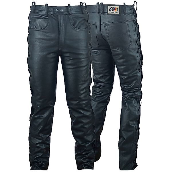 German Wear Lederhose GW860 Black Lederjeans günstig online kaufen