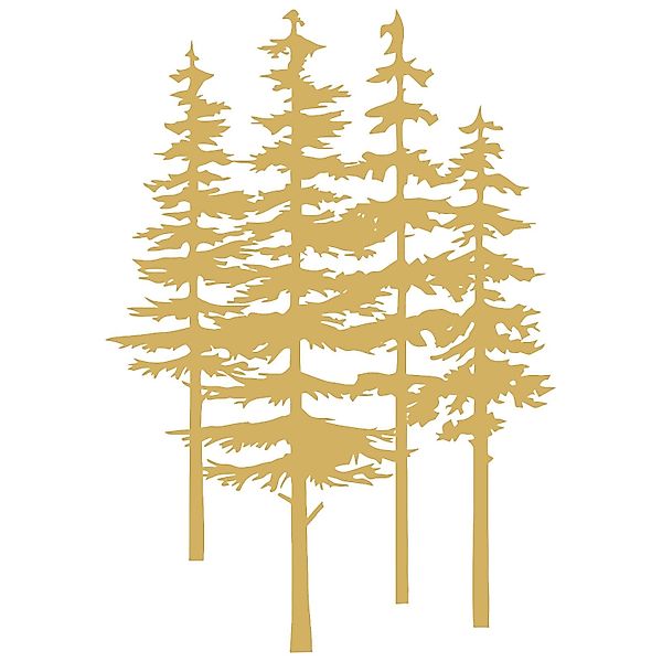 Jumpeak Wanddekoobjekt wanddekoration metall,Wald,Kiefern,Baumschmuck,wall günstig online kaufen