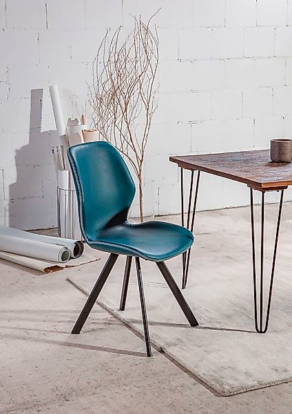 Gutmann Factory Esszimmerstuhl »Chill« (Set) 2 Stk.mit markanter Zick-Zack- günstig online kaufen