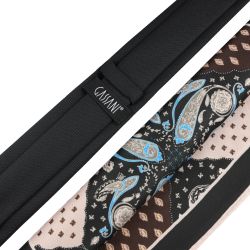 GASSANI Krawatte Herren-Krawatte Rips Fine Karo, günstig online kaufen