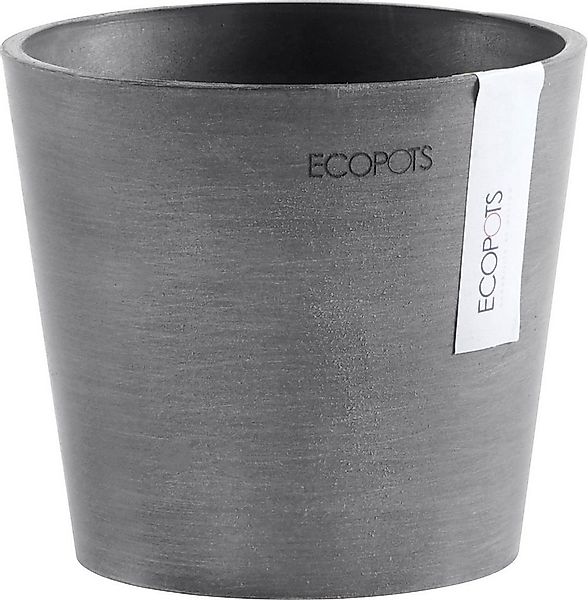 ECOPOTS Blumentopf AMSTERDAM Mini Grey, BxTxH: 13x13x11,4 cm günstig online kaufen