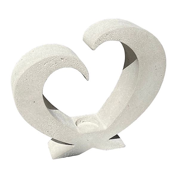 ZGM Betonfigur TEELICHTHALTER HERZ günstig online kaufen