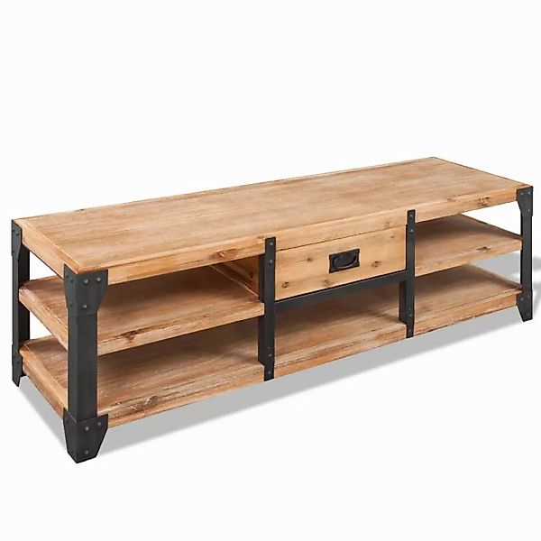 Tv-lowboard Akazienholz Massiv 140 X 40 X 45 Cm günstig online kaufen