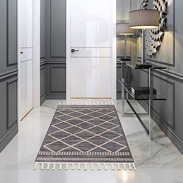 Carpet City Teppich "Art 2645" rechteckig 7 mm Höhe Läufer, Kurzflor, mit K günstig online kaufen