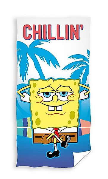 Sponge Bob Badetuch SpongeBob Badetuch Handtuch Strandtuch 70 x 140 cm günstig online kaufen