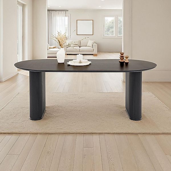 IDIMEX Esstisch DONOVAN, Küchentisch oval 200x100 günstig online kaufen