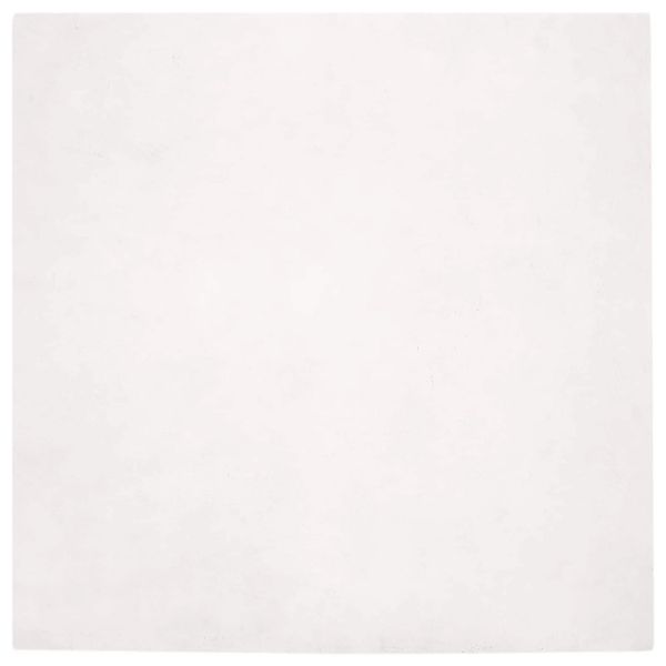 vidaXL Kunstfell Hasen Teppich Olite Weiß 120 x 120 cm Polyester 42021619 günstig online kaufen