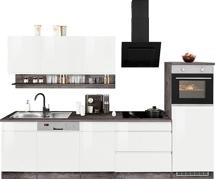 KOCHSTATION Küchenzeile KS-Virginia, Breite 300 cm, mit E-Geräten günstig online kaufen