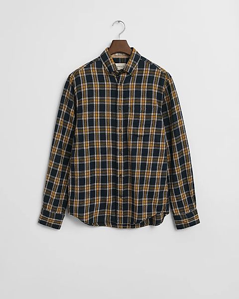 Gant Karohemd "REG WINDBLOWN FLANNEL CHECK SHIRT", Mit Rundhalsausschnitt günstig online kaufen