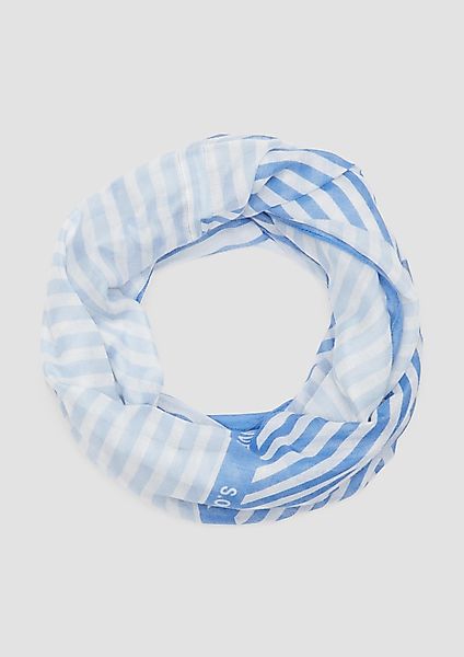 s.Oliver Halstuch Lässiger Loop-Schal mit All-over-Print, günstig online kaufen