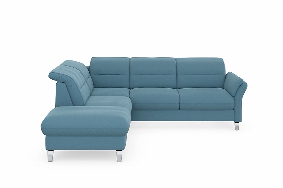 sit&more Ecksofa "Grenoble L-Form mit Federkern" wahlweise mit Bettfunktion günstig online kaufen
