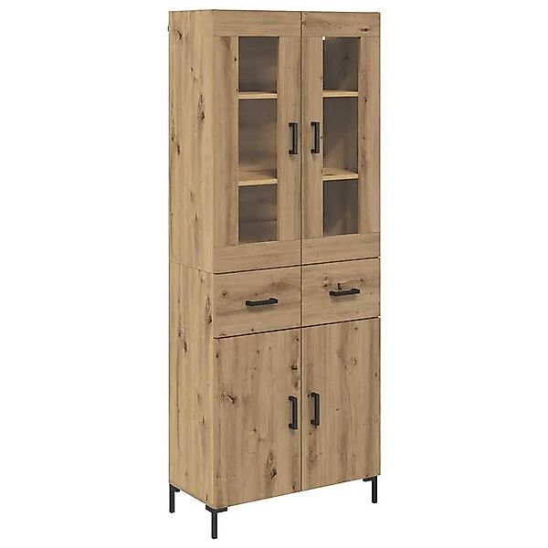 vidaXL Highboard 2-Tlg Artisan-Eiche 69,5 x 34 x 180 cm Holzwerkstoff 34159 günstig online kaufen