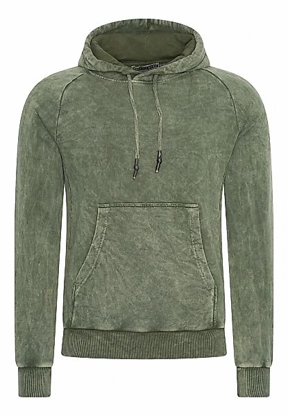 Rusty Neal Kapuzensweatshirt, in verwaschenem Design günstig online kaufen