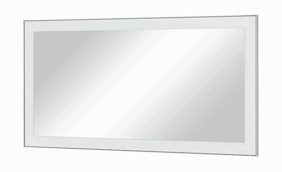 Spiegel 120 x 60 cm Duna ¦ weiß ¦ Glas,Aluminium,Holzwerkstoff ¦ Maße (cm): günstig online kaufen