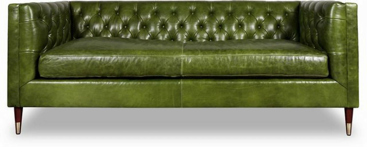 Xlmoebel Sofa Neues grünes Chesterfield-Sofa in XXL-Größe, dreisitzig, mit, günstig online kaufen