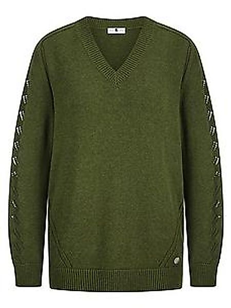 V-Pullover Anna Aura grün günstig online kaufen