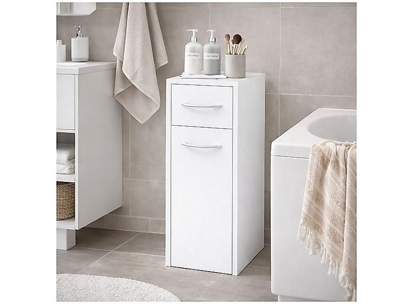 HTI-Living Midischrank Mehrzweckschrank schmal Thekla Weiß (Stück, 1-St., 1 günstig online kaufen