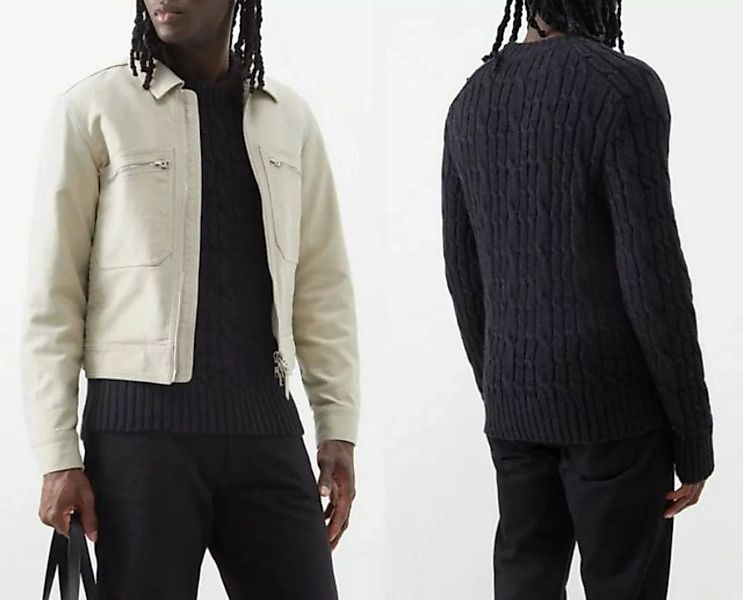 Tom Ford Strickpullover TOM FORD Crew-neck Cable-Knit Sweater Jumper Sweats günstig online kaufen