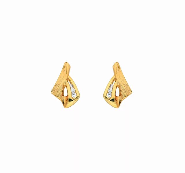 Adelia´s Paar Ohrhänger "Damen Goldschmuck", 333 Gold Goldschmuck für Damen günstig online kaufen