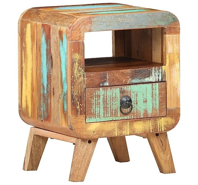 furnicato Nachttisch 30x30x41 cm Recyceltes Massivholz (1-St) günstig online kaufen