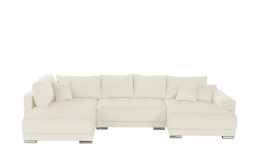 Wohnlandschaft mit Schlaffunktion Lemie ¦ beige ¦ Maße (cm): B: 356 H: 85 T günstig online kaufen