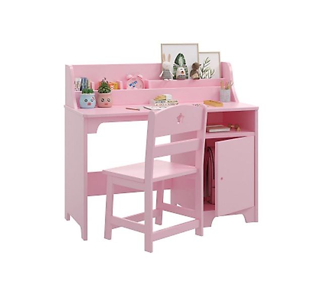 GarveeMore Kinderschreibtisch Kinder Schreibtisch Stuhl Set Robuste Tisch S günstig online kaufen
