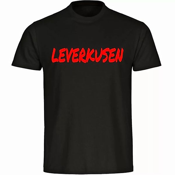 multifanshop T-Shirt Herren Leverkusen - Textmarker - Männer günstig online kaufen