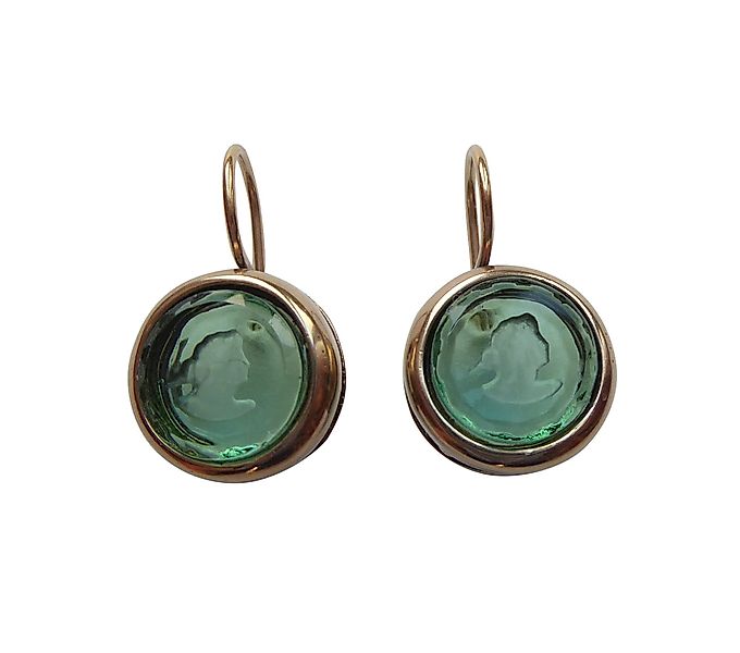Mugello Paar Ohrhänger Nina grün Vintage-Ohrringe günstig online kaufen