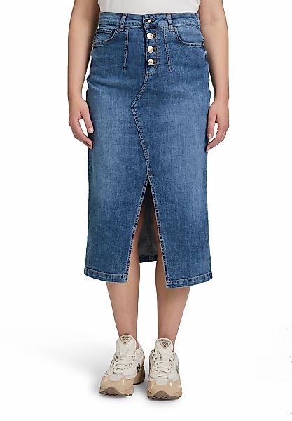 Cartoon Maxirock "Damen Jeansrock mit Waschung" günstig online kaufen