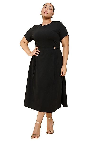 Friends Like These Midikleid Friends Like These tailliertes Midikleid, Curv günstig online kaufen