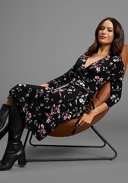 Laura Scott Sommerkleid femininer Stil, für warme Tage, mit V-Ausschnitt, m günstig online kaufen