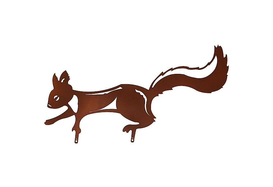 UNUS GARDEN Gartenstecker Baumstecker Metall Rostoptik Eichhörnchen Gartend günstig online kaufen