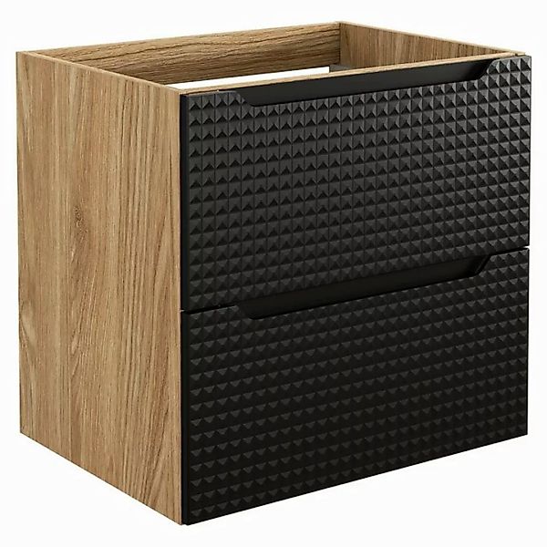 Lomadox Waschbeckenschrank LONDON-56-BLACK Waschtischunterschrank, 60cm, So günstig online kaufen