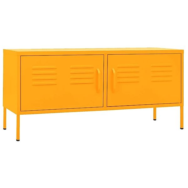 Tv-schrank Senfgelb 105x35x50 Cm Stahl günstig online kaufen
