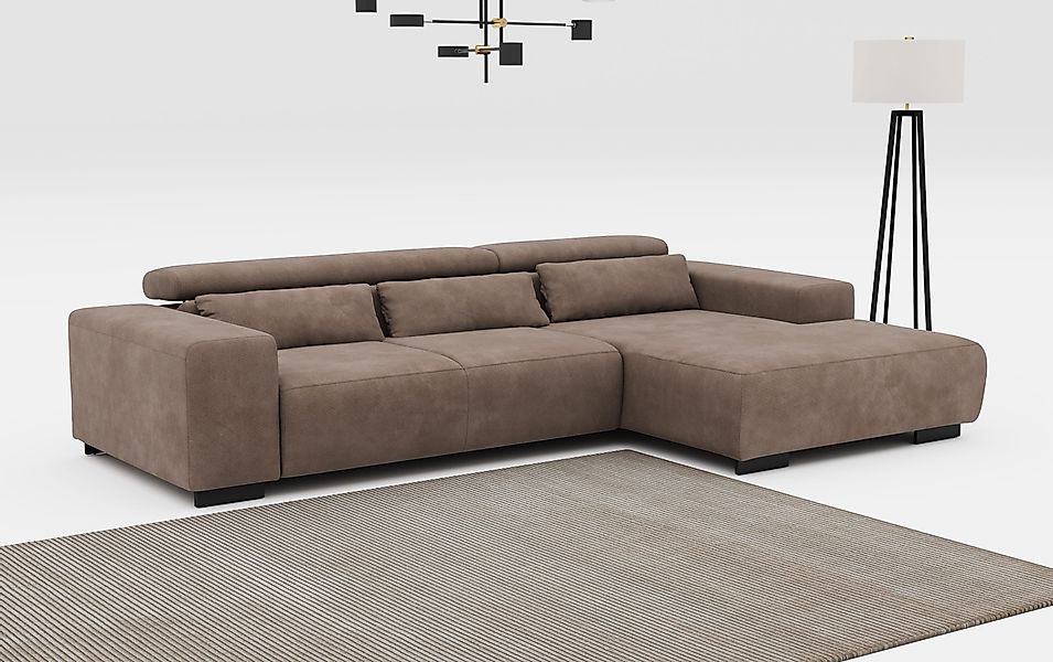 COTTA Ecksofa Side L-Form, mit Kopfteilverstellung günstig online kaufen