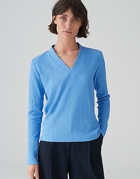 OPUS V-Shirt Longsleeve SIWENA Slim aus günstig online kaufen
