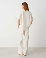 OPUS Kurzarmbluse FRINGO Boxy Fit aus günstig online kaufen