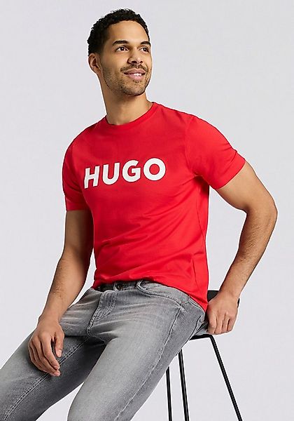 HUGO T-Shirt Dulivio Rundhalsausschnitt, Regular Fit, Must have Basic günstig online kaufen