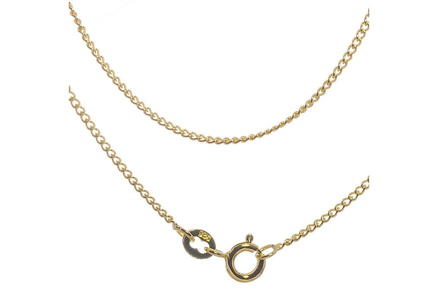 Bella Carina Panzerkette Panzerkette 1,4 mm gelb vergoldet, 925 Silber gelb günstig online kaufen