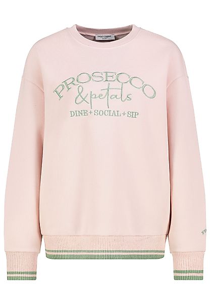 Eight2Nine Longpullover Pullover mit Frontprint (1-tlg) günstig online kaufen