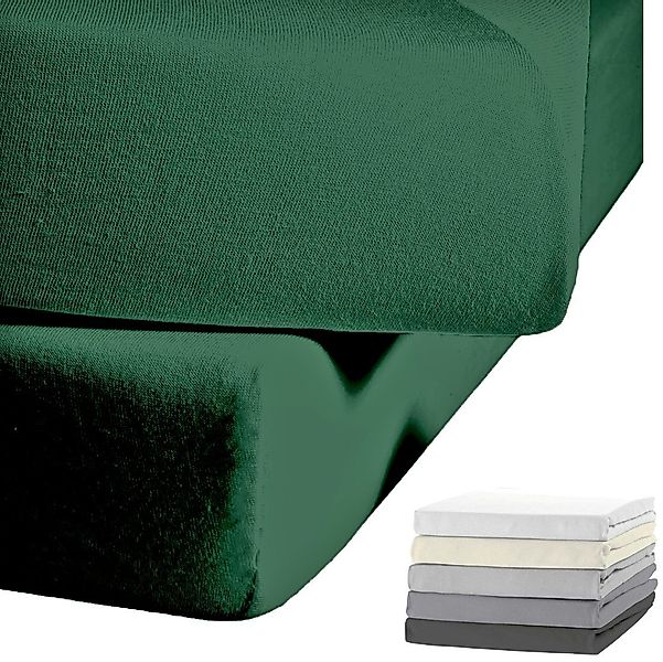 JACK Spannbettlaken JACK by Kaeppel Spannbetttuch Uni Einfarbig, Microfaser günstig online kaufen