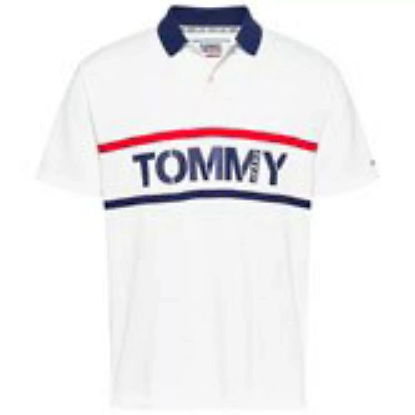Tommy Jeans Bold Graphic Kurzarm-poloshirt M White günstig online kaufen