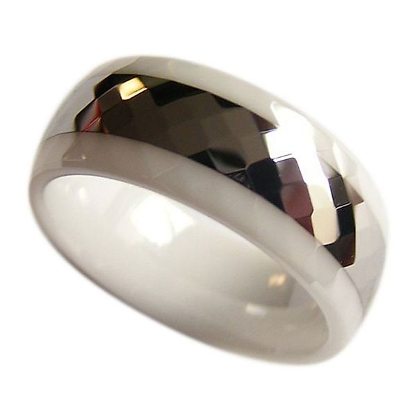 Vivance Partnerring "YIN YANG" Facettierter weißer günstig online kaufen