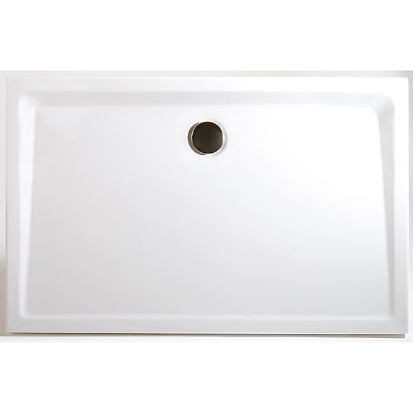 Schulte Duschwannen-Set Extraflach Rechteck 90 cm x 75 cm Alpinweiß günstig online kaufen