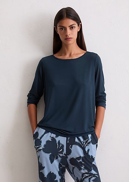 Marc OPolo Langarmshirt "Mix N Match Cotton Modal" mit Rundhalsausschnitt, günstig online kaufen