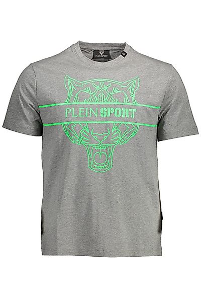 PLEIN SPORT T-Shirt Herren Graues Kurzarm günstig online kaufen