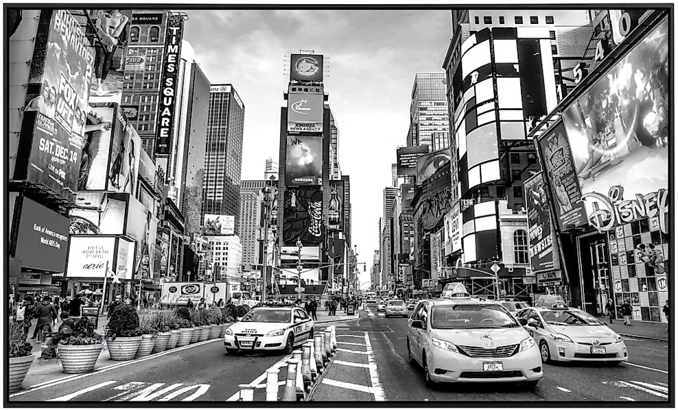 Papermoon Infrarotheizung »New York Time square Schwarz & Weiß« günstig online kaufen