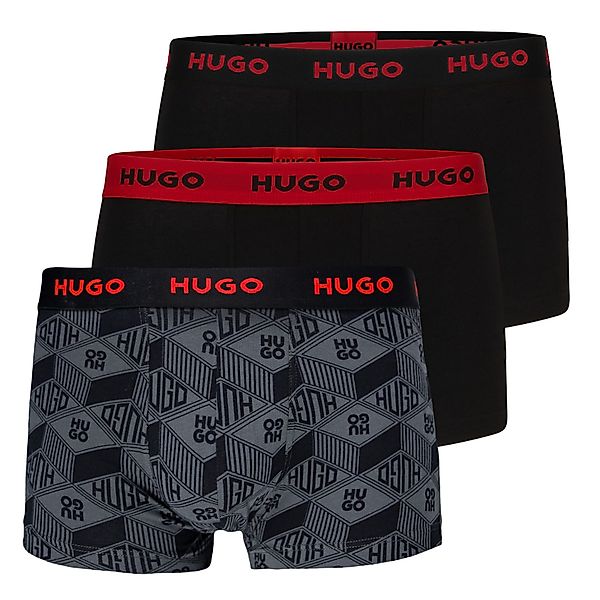 HUGO Boxer Trunk Triplet Design (3-St., günstig online kaufen